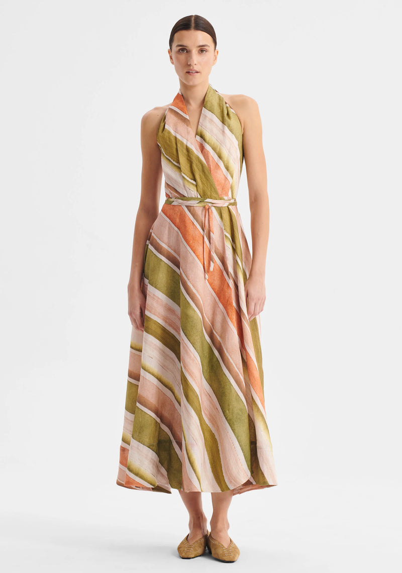 Morrison - Ronni Linen Halter Dress - Print