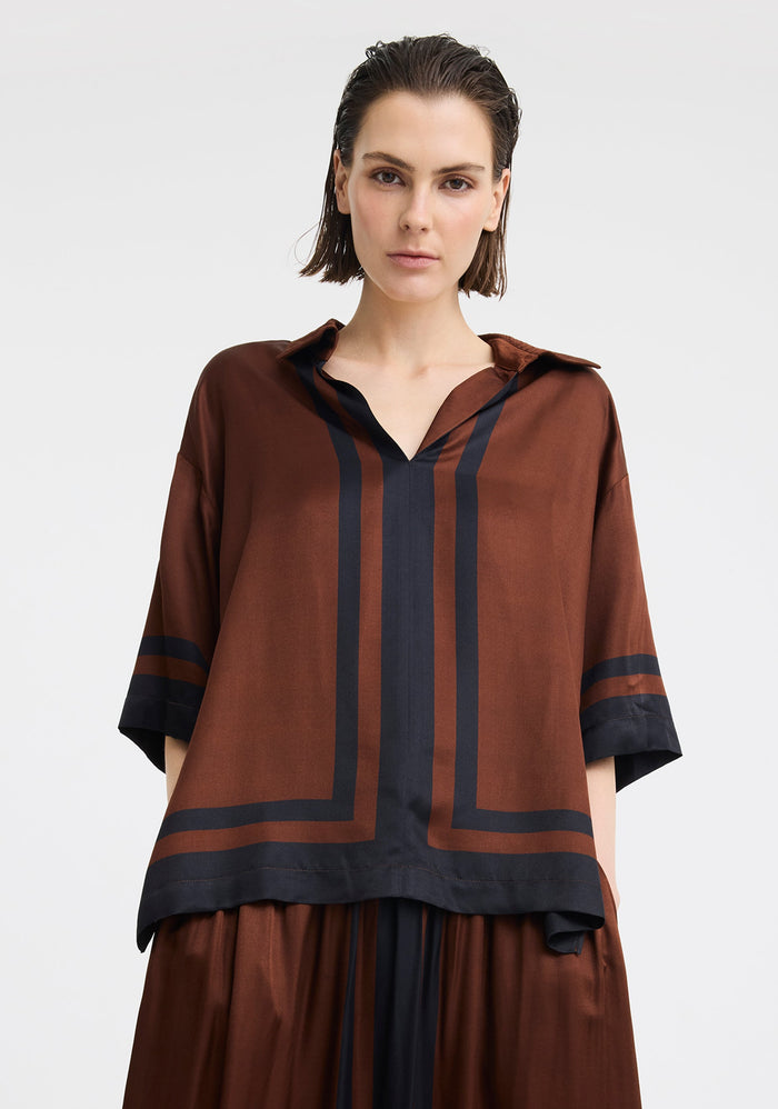 Morrison Audrina S/S Shirt in Print detail