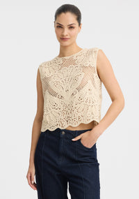 Morrison Marisol Reversible Vest in Natural