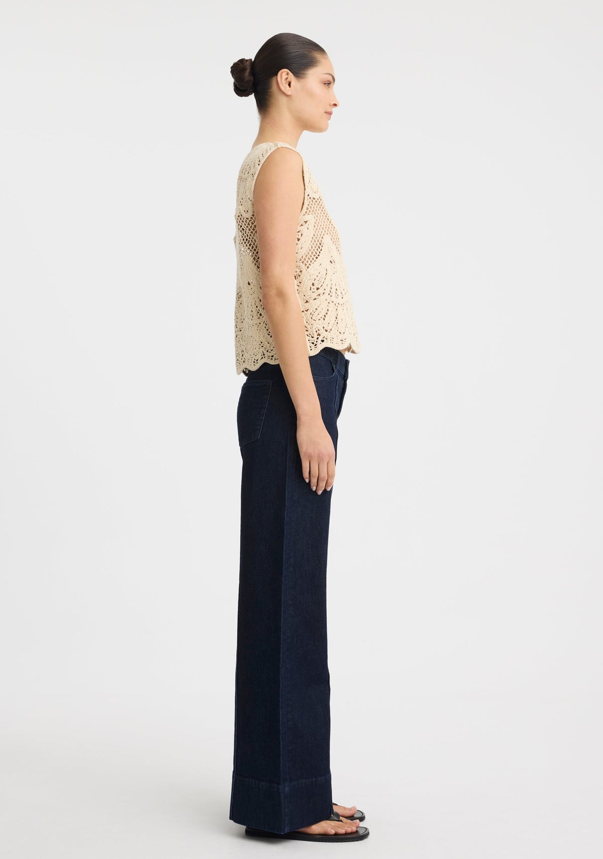 Morrison Marisol Reversible Vest Natural - back
