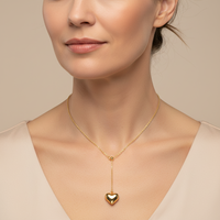 Heart Necklace - Gold Plated 925 Silver