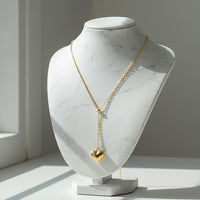Heart Necklace - Gold Plated 925 Silver