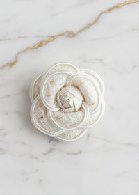 Retro Fabic Floral Brooch