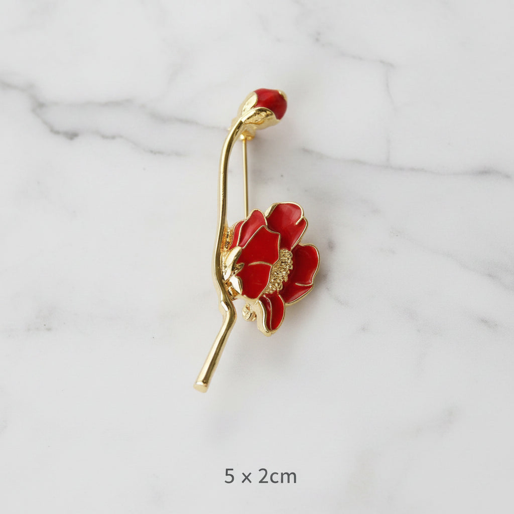 Floral Brooches
