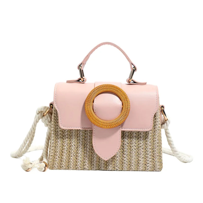 Mini Straw Box Handbag