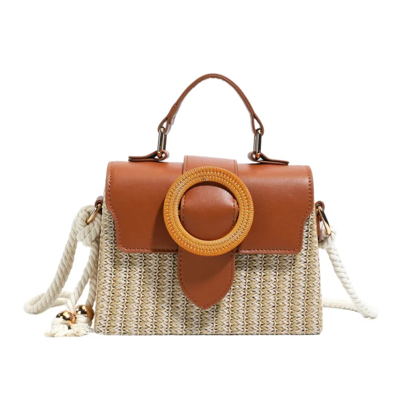 Mini Straw Box Handbag
