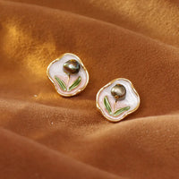 Parisian Enamel Earrings