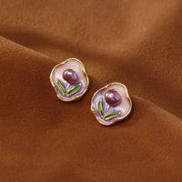 Parisian Enamel Earrings