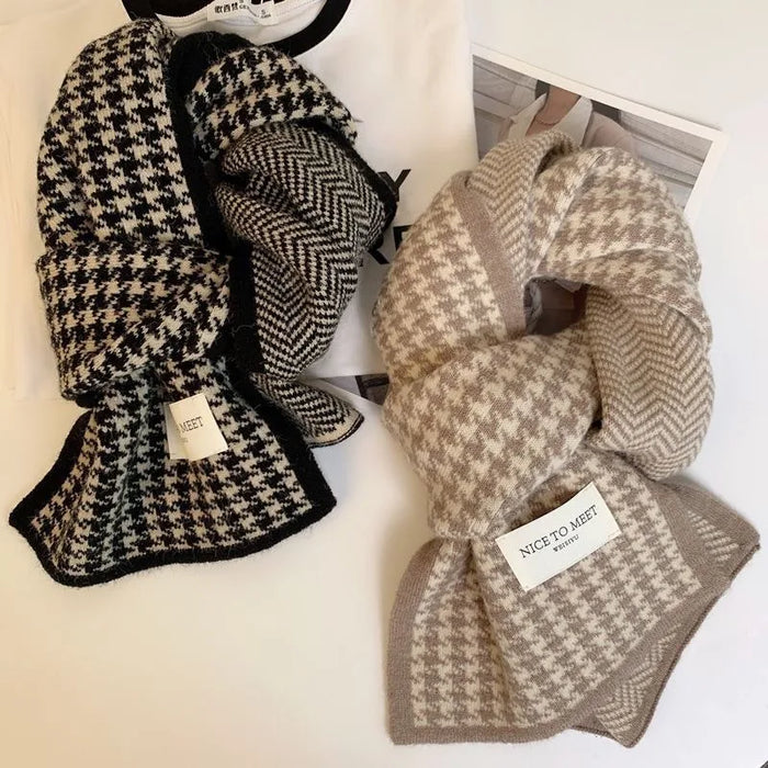 Classic Houndstooth Scarf