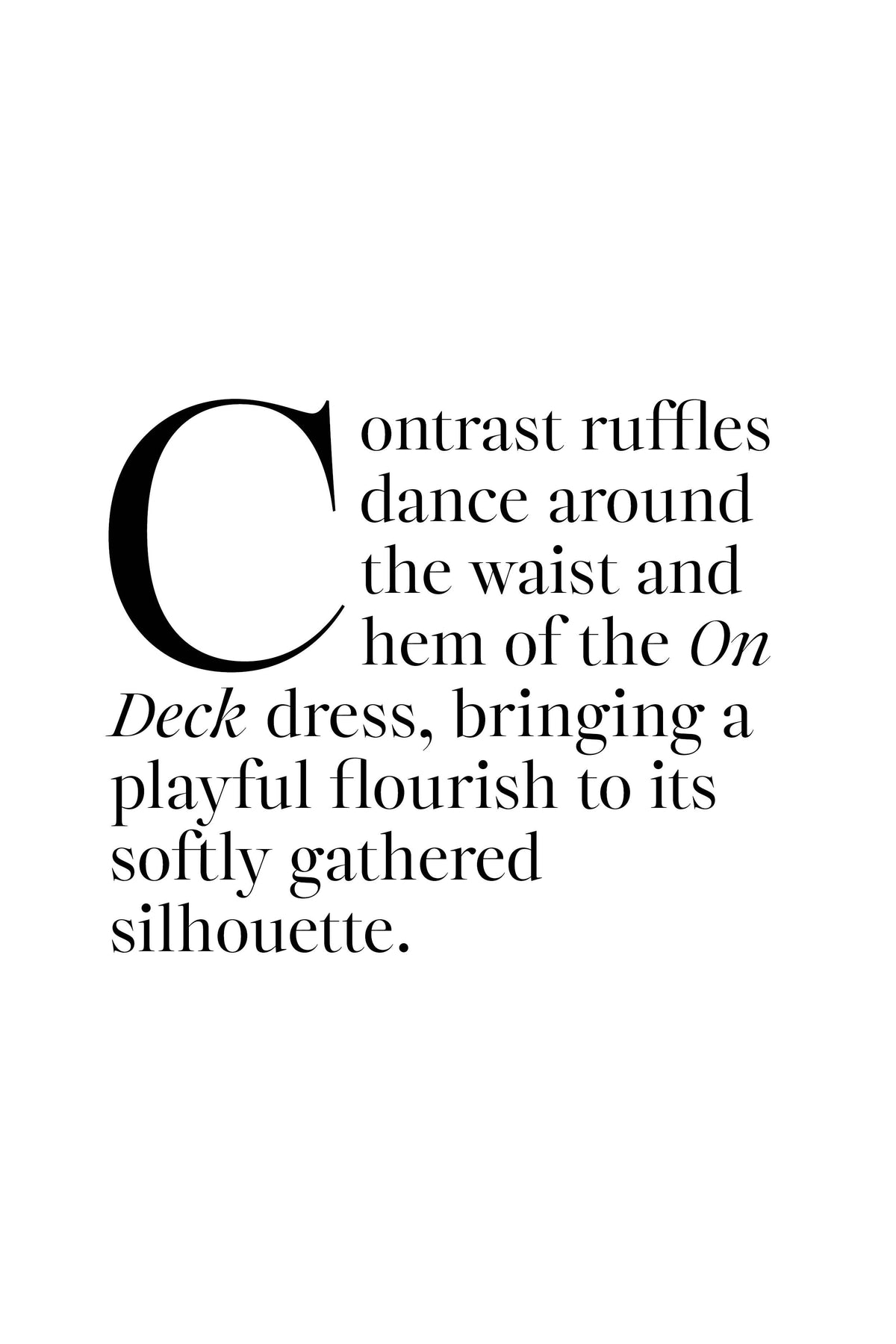 Curate On Deck Dress Hydrangea - flat lay