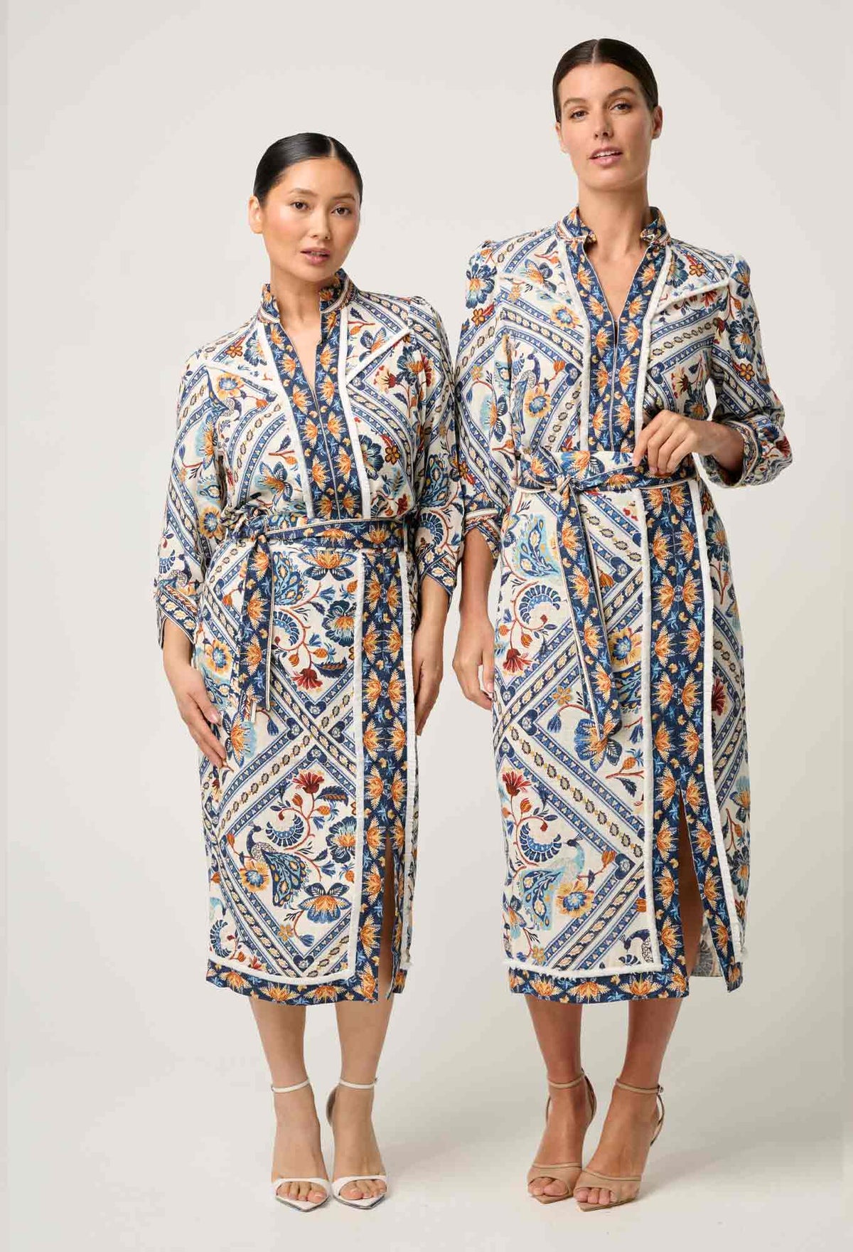 Once Was - Alexis Linen Viscose Fringe Shirt in Petinos Floros
