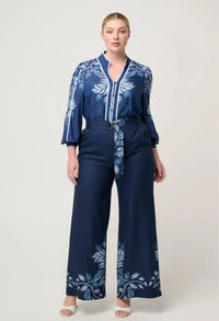 Once Was - Asher Viscose Faille Shirt Moonlit Batik