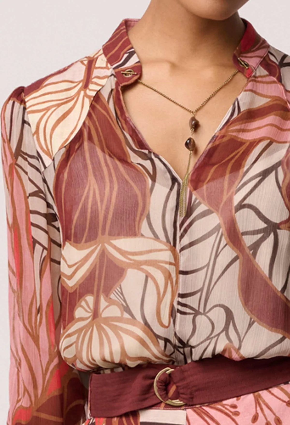 Once Was - Freya Sheer Viscose Blouse