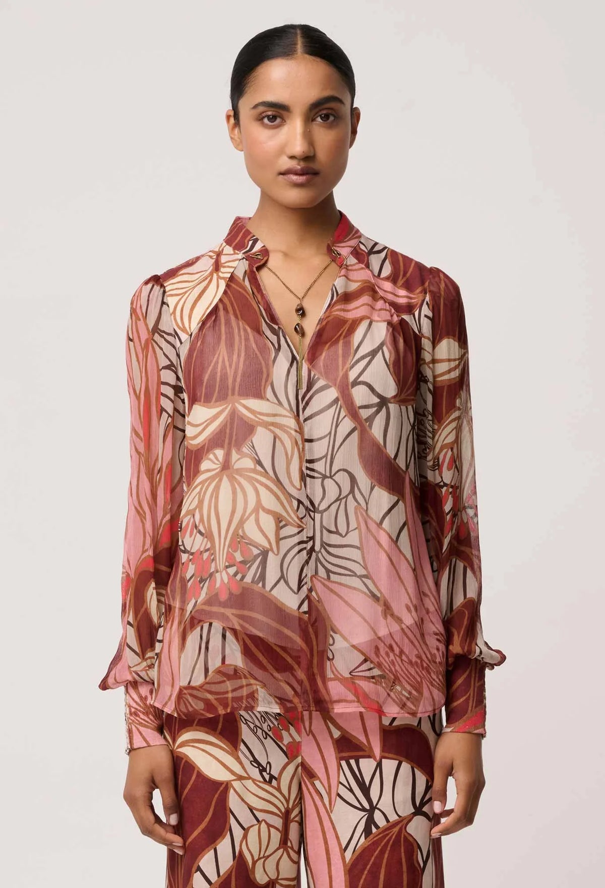 Once Was - Freya Sheer Viscose Blouse