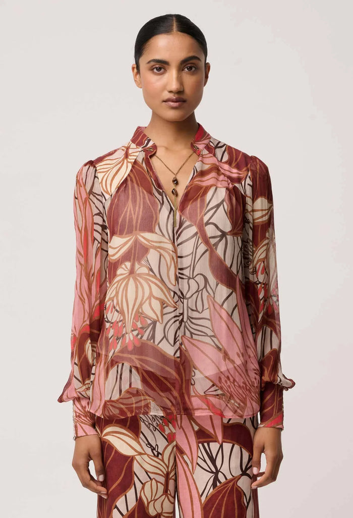 Once Was - Freya Sheer Viscose Blouse