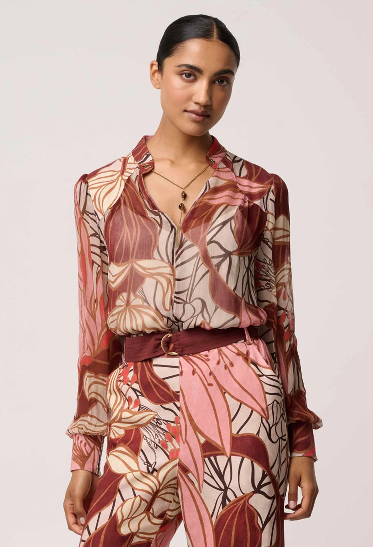 Once Was - Freya Sheer Viscose Blouse