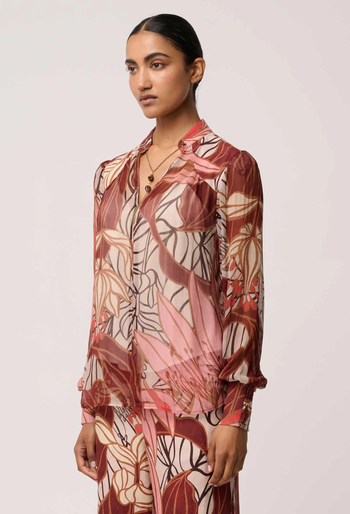 Once Was - Freya Sheer Viscose Blouse
