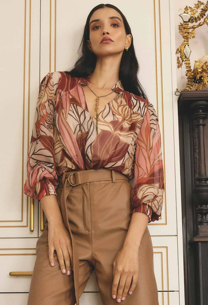 Once Was - Freya Sheer Viscose Blouse