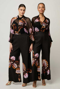 Once Was - Maris Blouse - Sunset Orchid