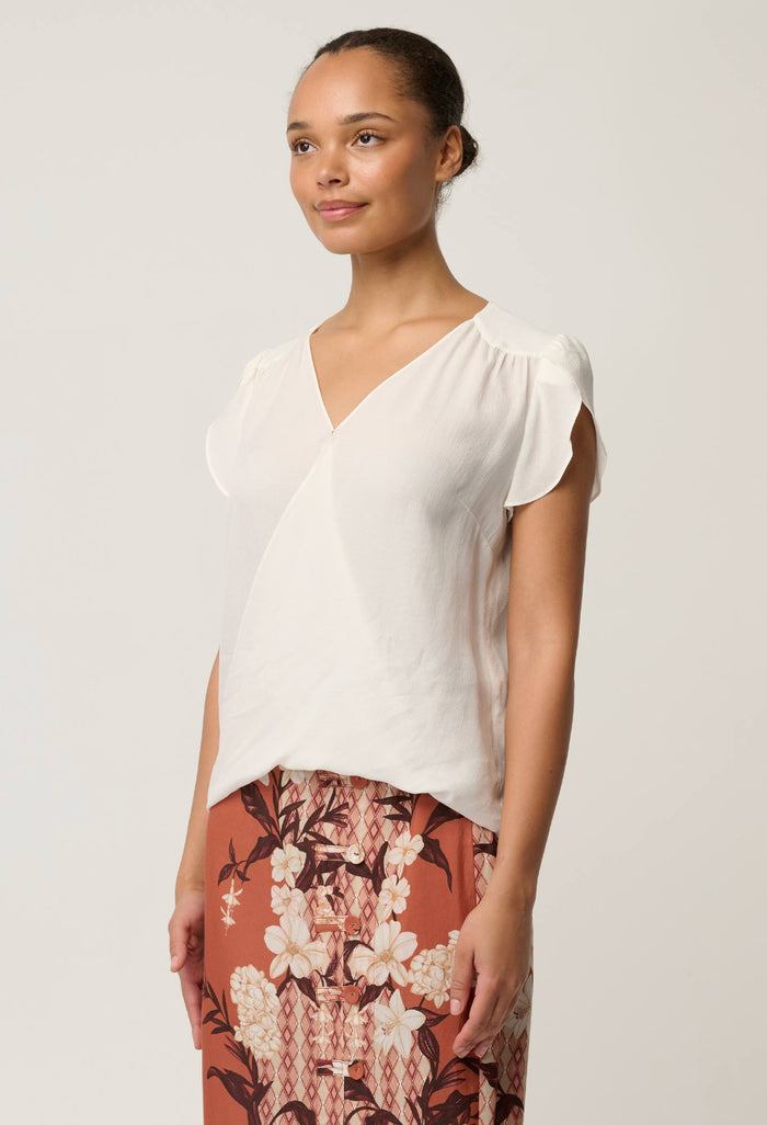 Once Was Kasia Blouse White - side