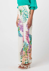 Once Was - Bahia Lace Stretch Linen Pants