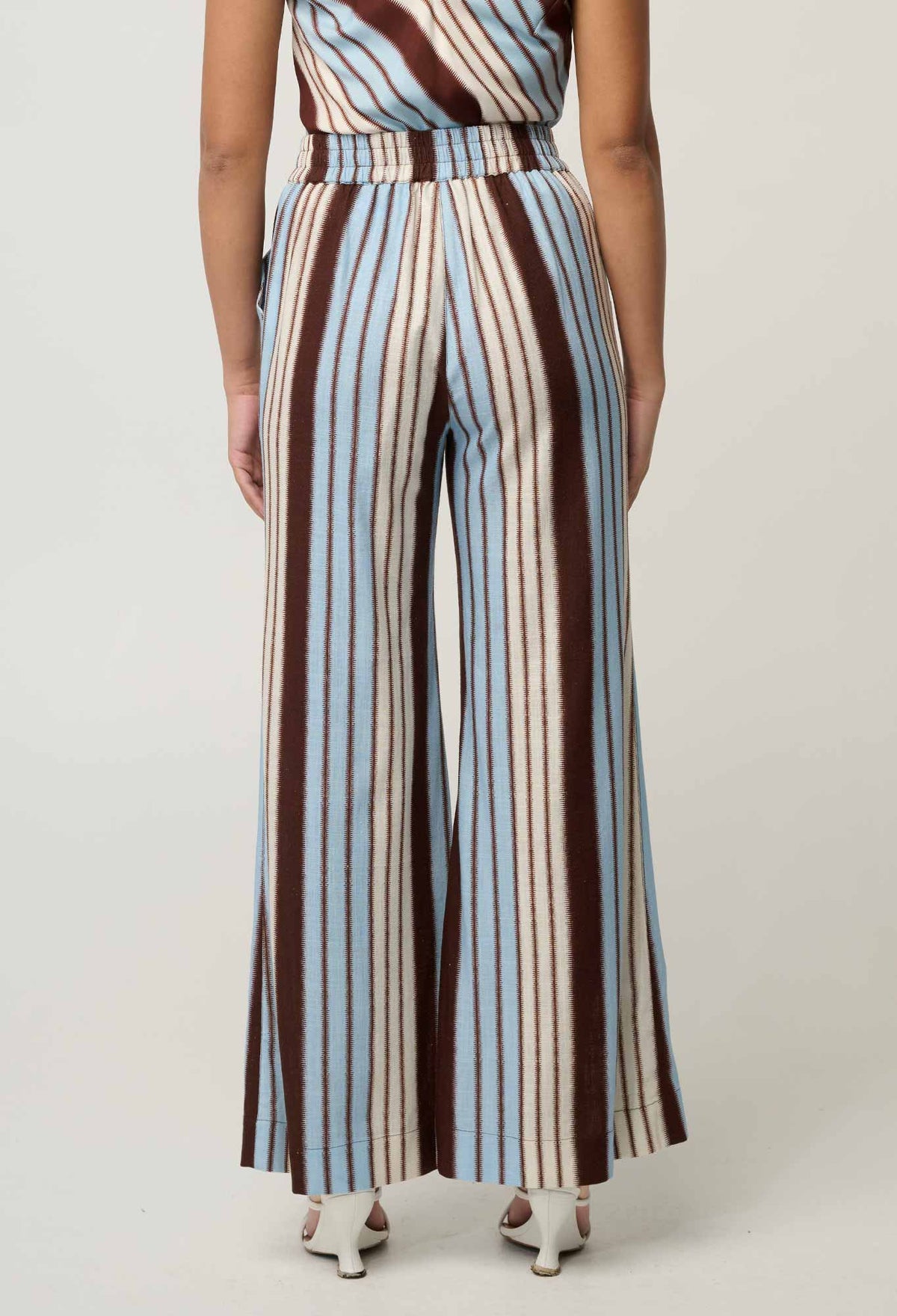 Once Was Willow Pant in Iridescent Stripe - back