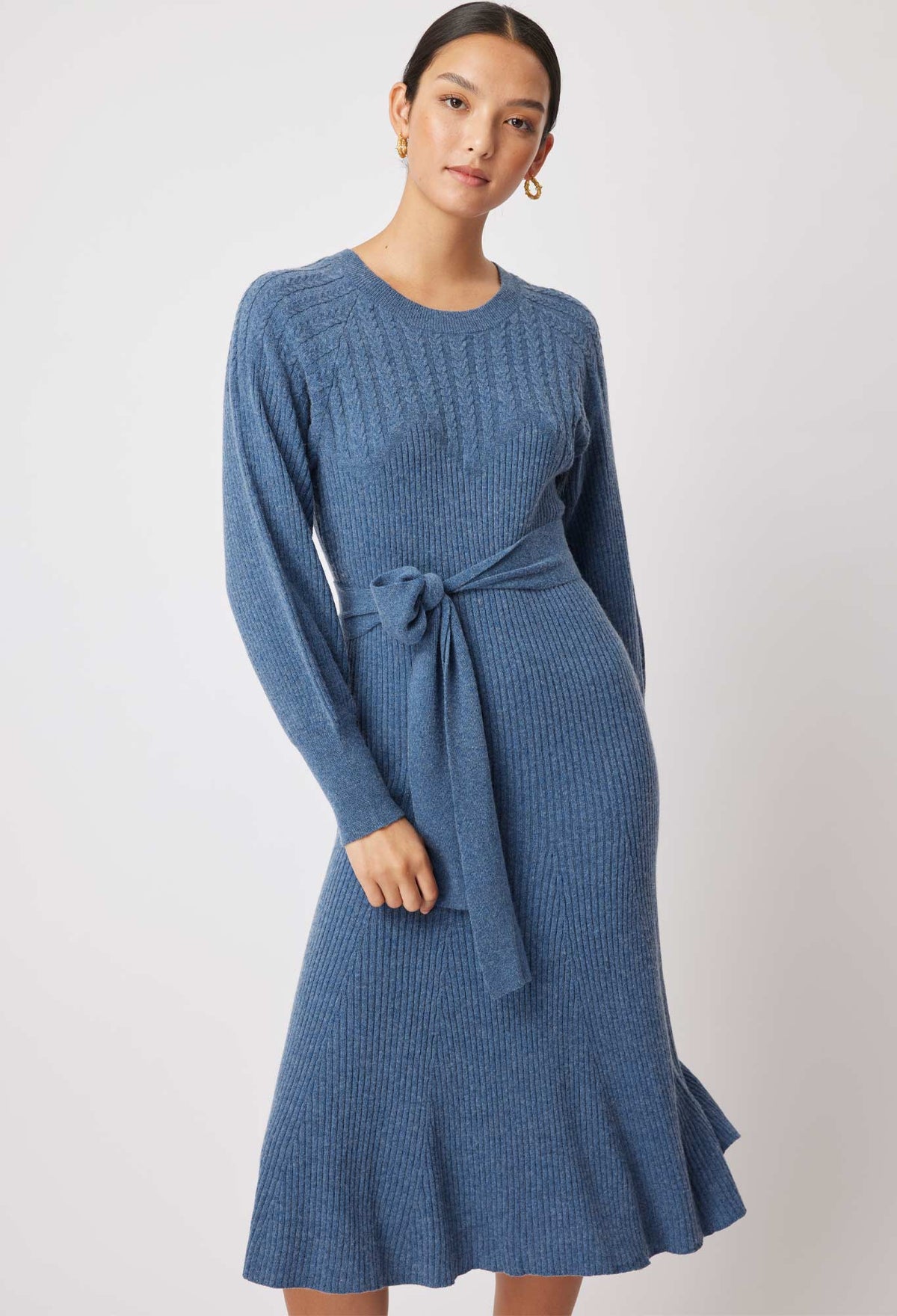 Shammar Extra Fine Wool Knit Dress