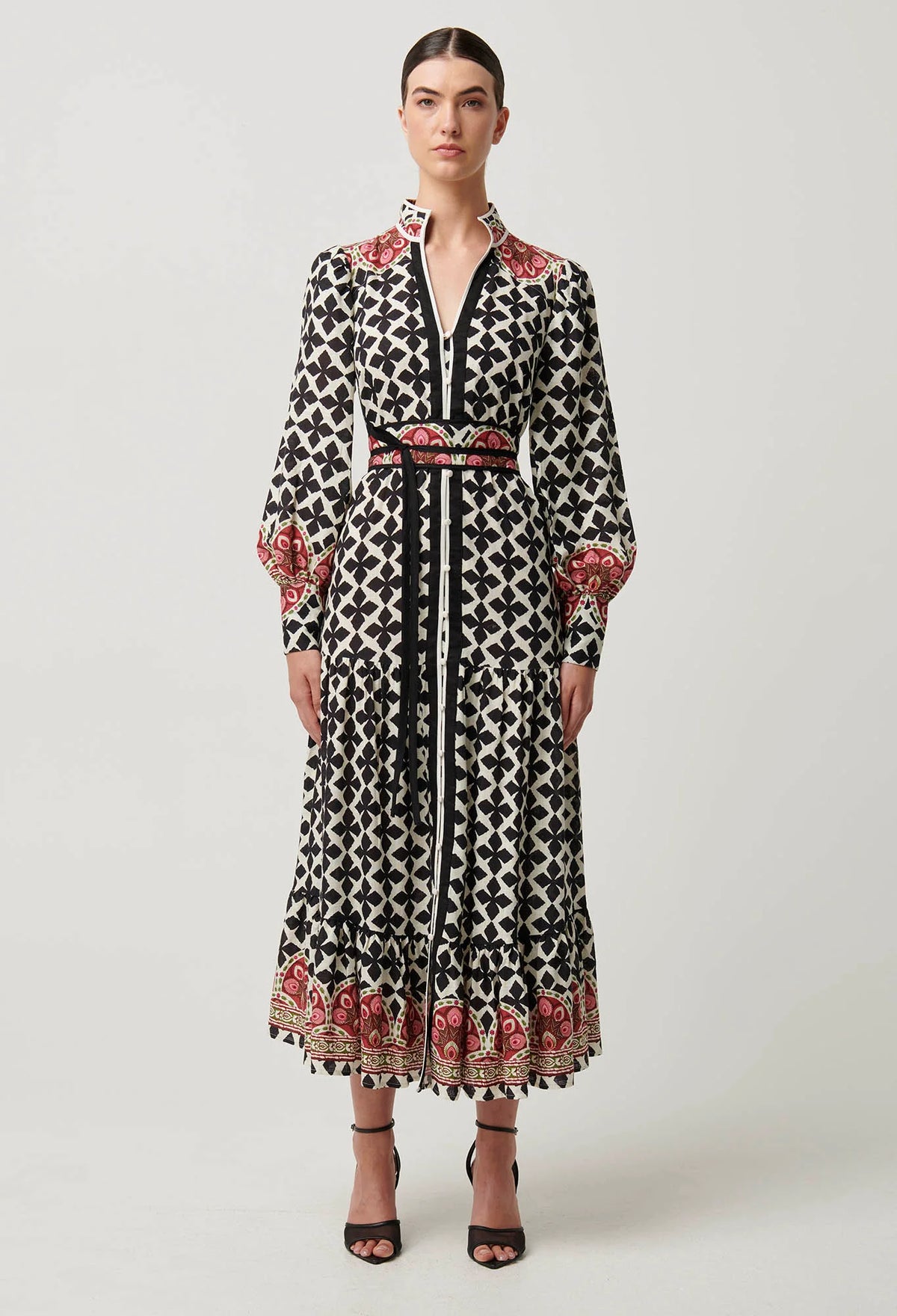 Once Was - Marielle Linen Viscose Maxi Dress