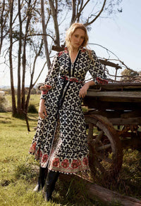 Once Was - Marielle Linen Viscose Maxi Dress