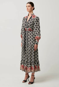 Once Was - Marielle Linen Viscose Maxi Dress
