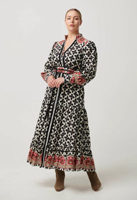 Once Was - Marielle Linen Viscose Maxi Dress