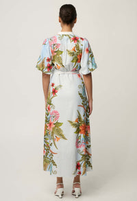 OnceWas Fleur Print Dress in Bloomscape