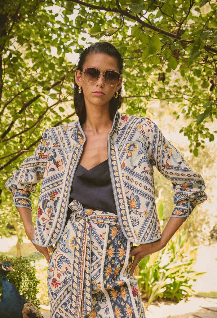 Once Was - Aurora Reversible Viscose with Tencel Fringe Jacket