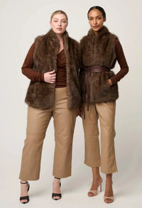 Once Was - Hazel Faux Fur Vest