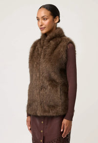 Once Was - Hazel Faux Fur Vest