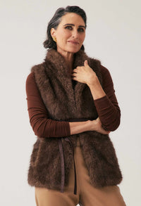 Once Was - Hazel Faux Fur Vest