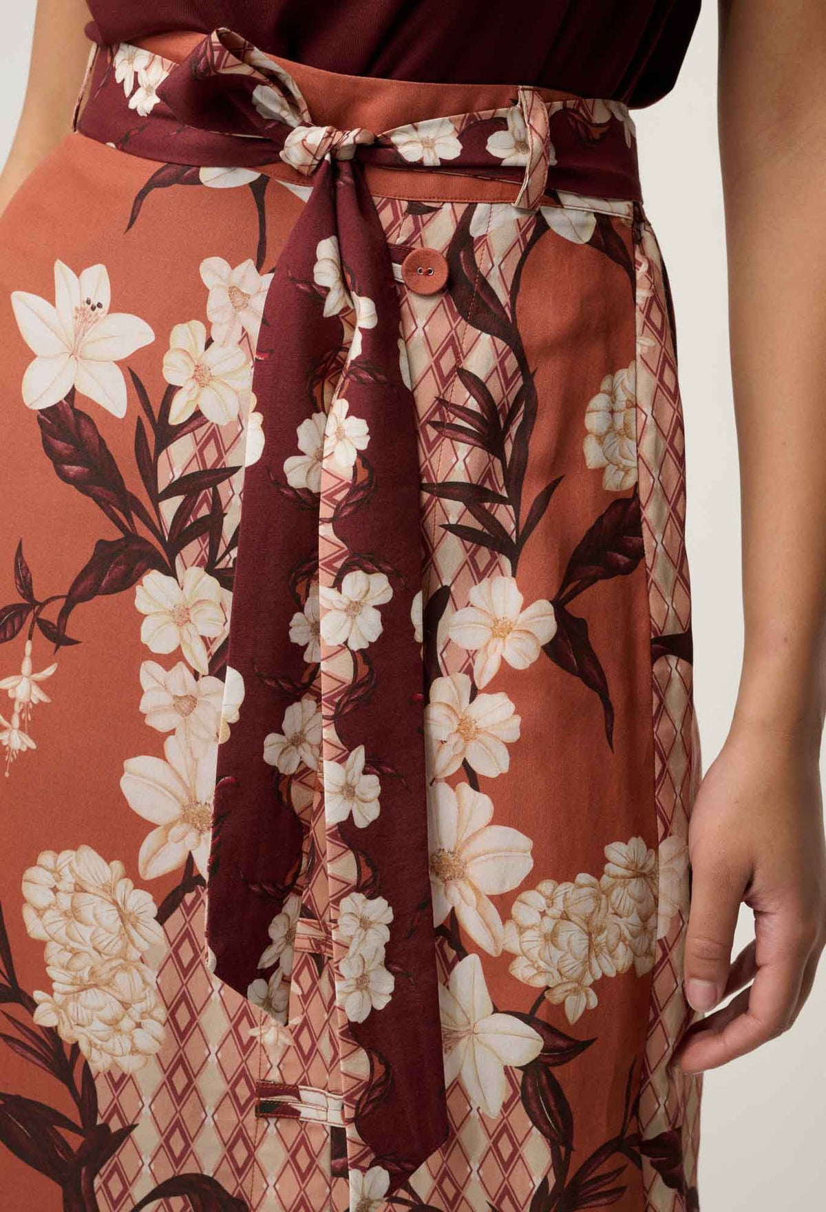 Once Was Adria Skirt Amber Vine - detail