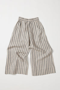 Eva's Sunday Oliver Pull On Pant Navy Stripe front