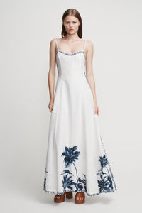 Hansen & Gretel - Pepper Maxi Dress - Blue Hawaiian