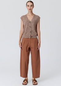 POL Alma Barrel Pant Toffee front
