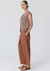POL Alma Barrel Pant Toffee back