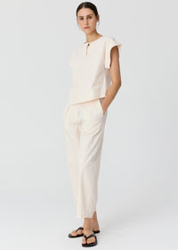 POL Alma Barrel Pant Pebble side