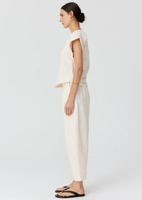 POL Alma Barrel Pant Pebble back