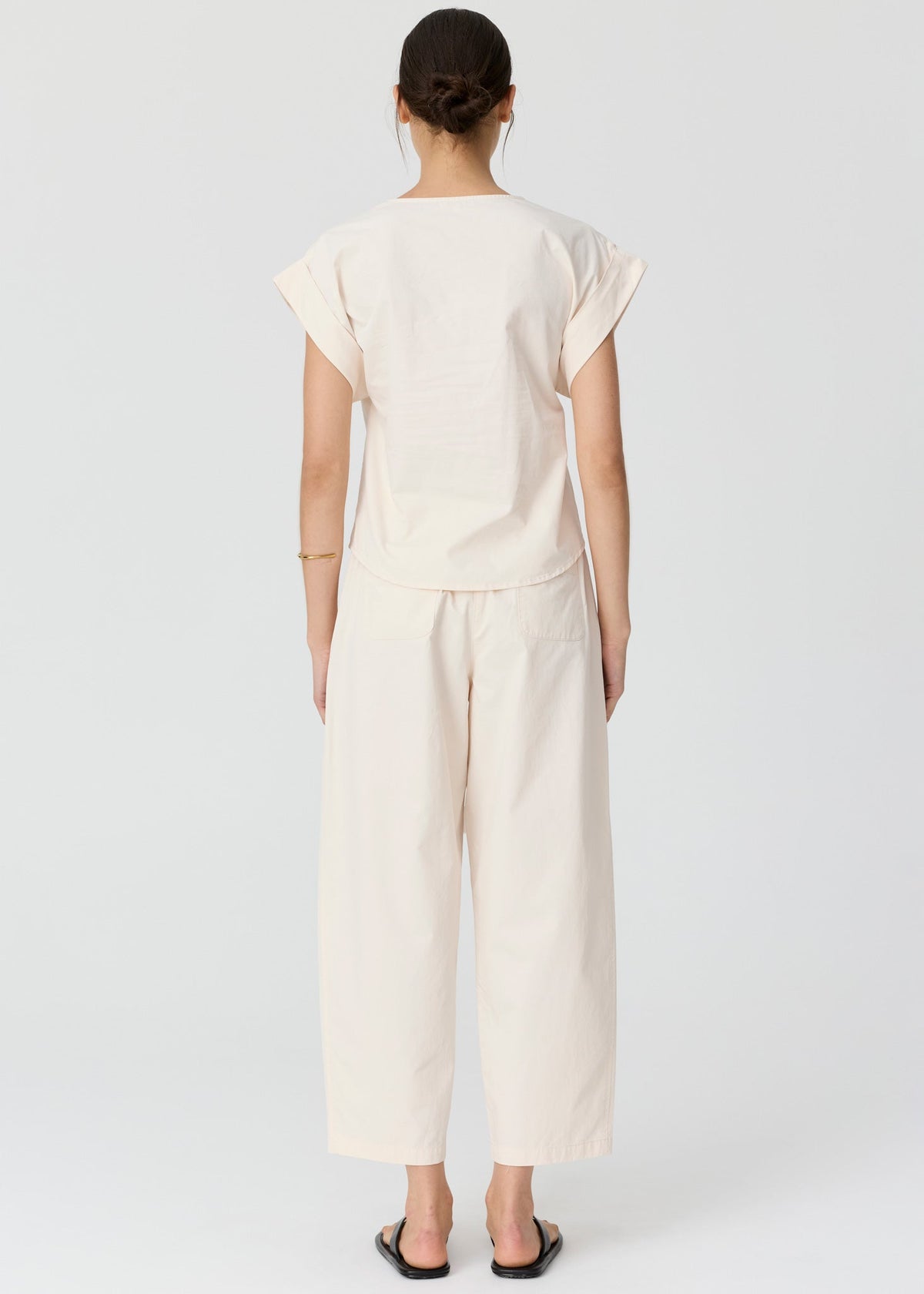 POL Alma Barrel Pant Pebble detail