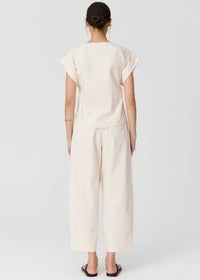 POL Alma Barrel Pant Pebble detail