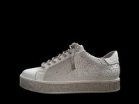 Pillars - White and Silver Sneaker