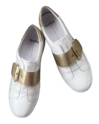 Mollini Chief Mo Sneaker - White & Gold
