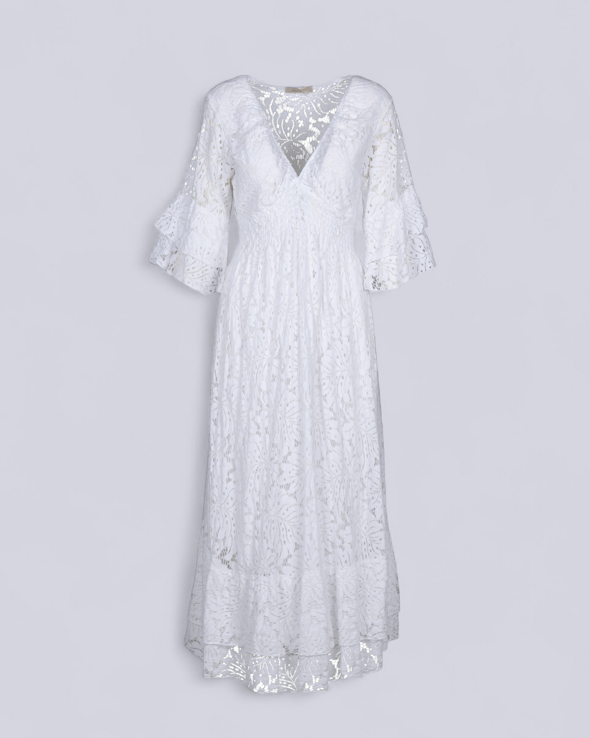 Astrid - Boho Dress - White