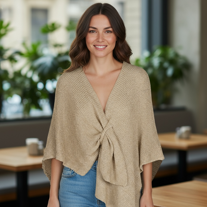 Astrid - Sparkle Knit Wrap