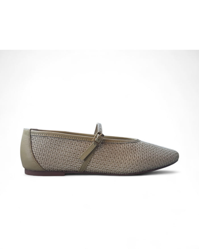 Mollini Havens Natural/Camel Woven Leather